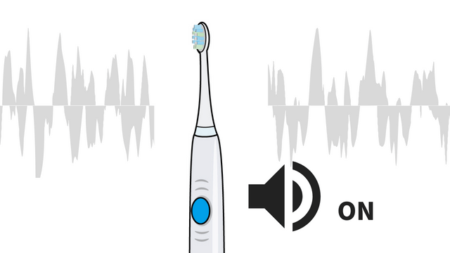 電動歯ブラシの動作音