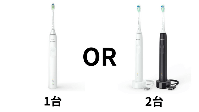 電動歯ブラシの台数