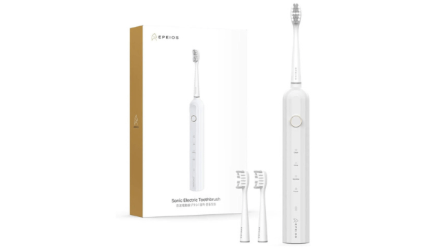 エペイオスの電動歯ブラシ「EPET003」のホワイト